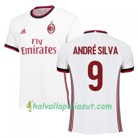 Jalkapallo Pelipaidat AC Milan ANDR SILVA 9 Vieraspaita 2017-2018 Lyhythihainen