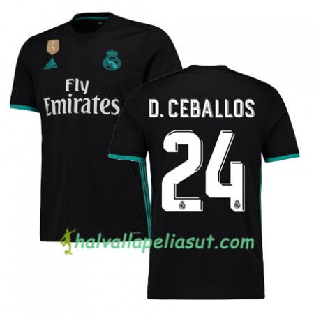 Jalkapallo Pelipaidat Real Madrid DANI CEBALLOS 24 Vieraspaita 2017-2018 Lyhythihainen