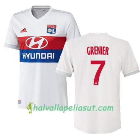 Jalkapallo Pelipaidat Olympique Lyonnais CLEMENT GRENIER 7 Kotipaita 2017-2018 Lyhythihainen