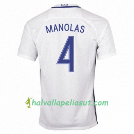 Jalkapallo Pelipaidat Kreikka KOSTAS MANOLAS Kotipaita 2016/17 Lyhythihainen