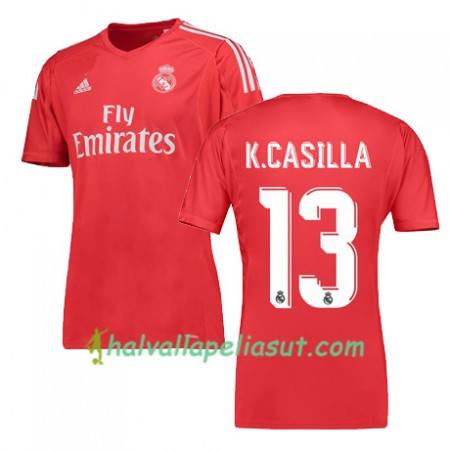Jalkapallo Pelipaidat Real Madrid K CASILLA 13 Vieraspaita 2017-2018 Lyhythihainen