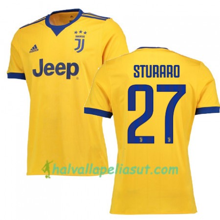Jalkapallo Pelipaidat Juventus STURARO 27 Vieraspaita 2017-2018 Lyhythihainen