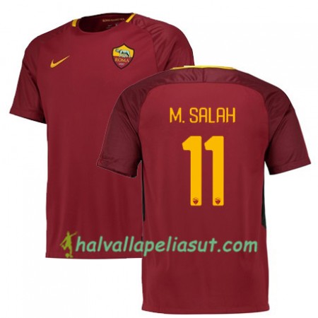 Jalkapallo Pelipaidat AS Roma M SALAH 11 Kotipaita 2017-2018 Lyhythihainen