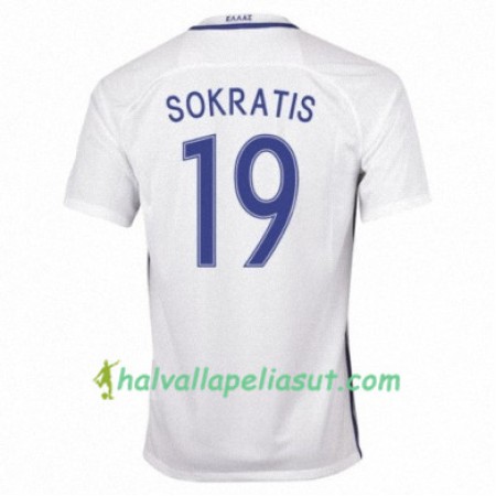 Jalkapallo Pelipaidat Kreikka SOKRATIS Kotipaita 2016/17 Lyhythihainen