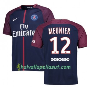 Jalkapallo Pelipaidat Paris SG THOMAS MEUNIER 12 Kotipaita 2017-2018 Lyhythihainen