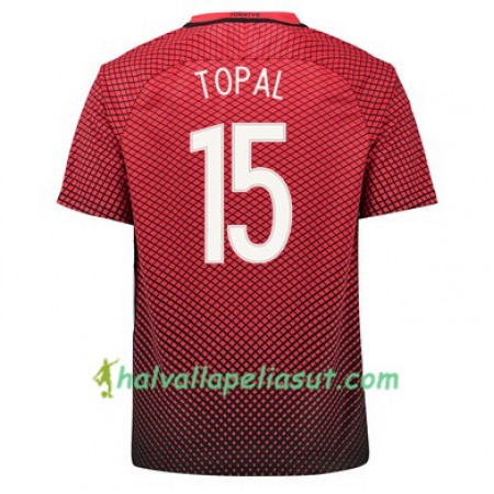 Jalkapallo Pelipaidat Turkki MEHMET TOPAL Kotipaita Euro 2016