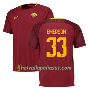 Jalkapallo Pelipaidat AS Roma EMERSON 33 Kotipaita 2017-2018 Lyhythihainen
