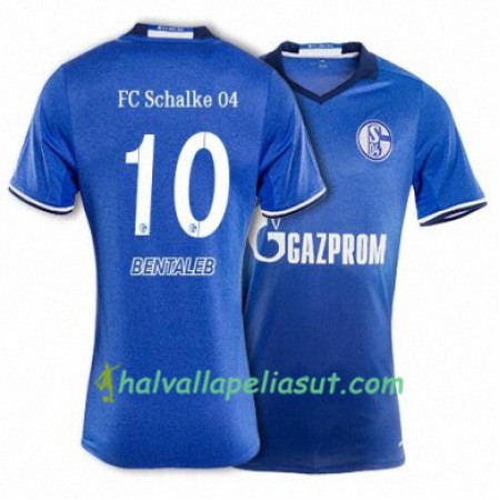 Jalkapallo Pelipaidat FC Schalke 04 BENTALEB 10 Kotipaita 2017-2018 Lyhythihainen
