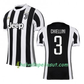 Jalkapallo Pelipaidat Juventus CHIELLINI 3 Kotipaita 2017-2018 Lyhythihainen