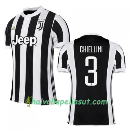 Jalkapallo Pelipaidat Juventus CHIELLINI 3 Kotipaita 2017-2018 Lyhythihainen