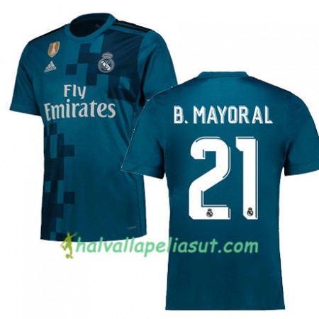 Jalkapallo Pelipaidat Real Madrid BORJA MAYORAL 21 3 Paita 2017-2018 Lyhythihainen