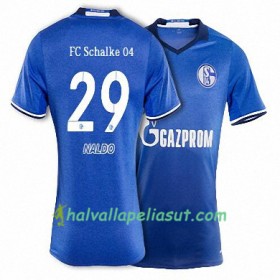 Jalkapallo Pelipaidat FC Schalke 04 NALDO 29 Kotipaita 2017-2018 Lyhythihainen