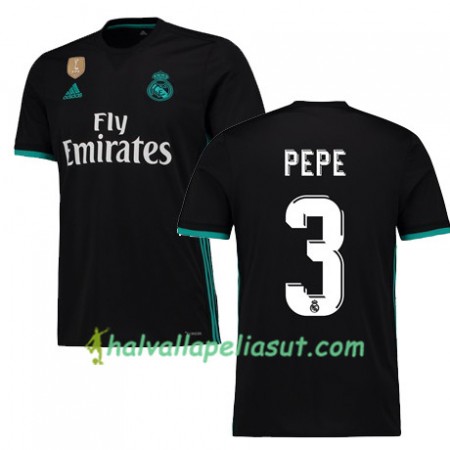 Jalkapallo Pelipaidat Real Madrid PEPE 3 Vieraspaita 2017-2018 Lyhythihainen