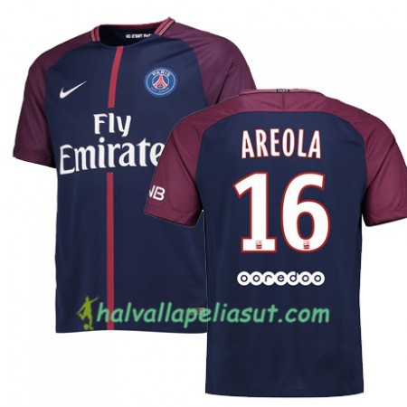 Jalkapallo Pelipaidat Paris SG ALPHONSE AREOLA 16 Kotipaita 2017-2018 Lyhythihainen