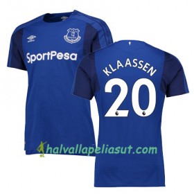 Jalkapallo Pelipaidat Everton KLAASSEN Kotipaita 2017-2018 Lyhythihainen