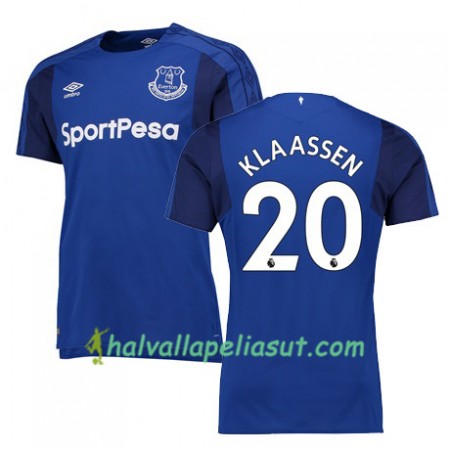 Jalkapallo Pelipaidat Everton KLAASSEN Kotipaita 2017-2018 Lyhythihainen