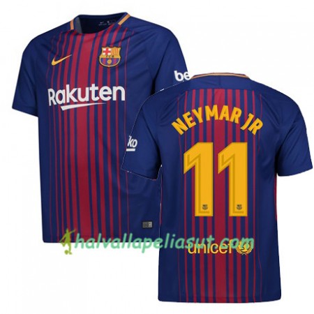 Jalkapallo Pelipaidat FC Barcelona NEYMAR JR 11 Kotipaita 2017-2018 Lyhythihainen