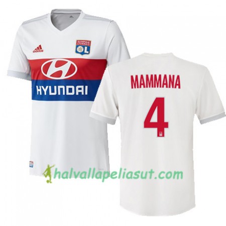 Jalkapallo Pelipaidat Olympique Lyonnais EMANUEL MAMMANA 4 Kotipaita 2017-2018 Lyhythihainen