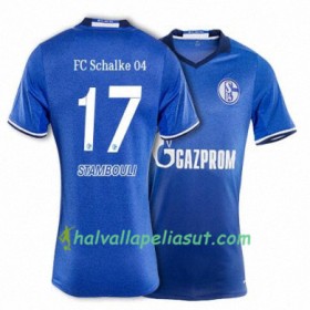 Jalkapallo Pelipaidat FC Schalke 04 STAMBOULI 17 Kotipaita 2017-2018 Lyhythihainen