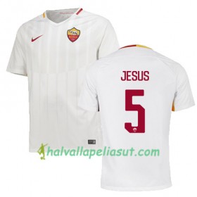 Jalkapallo Pelipaidat AS Roma JESUS 5 Vieraspaita 2017-2018 Lyhythihainen