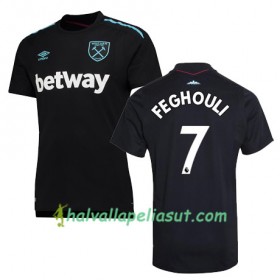 Jalkapallo Pelipaidat West Ham United FEGHOULI Vieraspaita 2017-2018 Lyhythihainen