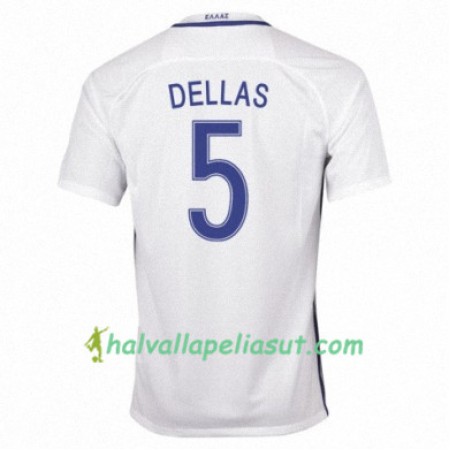 Jalkapallo Pelipaidat Kreikka TRAIANOS DELLAS Kotipaita 2016/17 Lyhythihainen