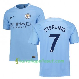 Jalkapallo Pelipaidat Manchester City STERLING 7 Kotipaita 2017-2018 Lyhythihainen
