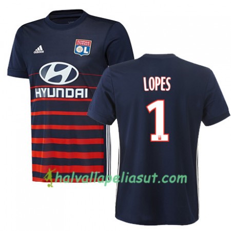 Jalkapallo Pelipaidat Olympique Lyonnais ANTHONY LOPES 1 Vieraspaita 2017-2018 Lyhythihainen