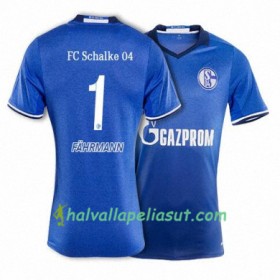 Jalkapallo Pelipaidat FC Schalke 04 FAHRMANN 1 Kotipaita 2017-2018 Lyhythihainen