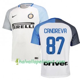 Jalkapallo Pelipaidat Inter CANDREVA 87 Vieraspaita 2017-2018 Lyhythihainen