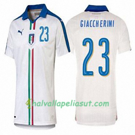 Jalkapallo Pelipaidat Italia EMANUELE GIACCHERINI Vieraspaita Euro 2016