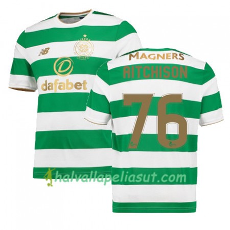 Jalkapallo Pelipaidat Celtic FC Jack Aitchison Kotipaita 2017-2018 Lyhythihainen