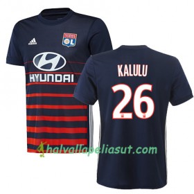 Jalkapallo Pelipaidat Olympique Lyonnais ALDO KALULU 26 Vieraspaita 2017-2018 Lyhythihainen