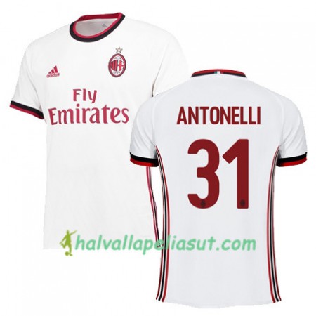 Jalkapallo Pelipaidat AC Milan ANTONELLI 31 Vieraspaita 2017-2018 Lyhythihainen