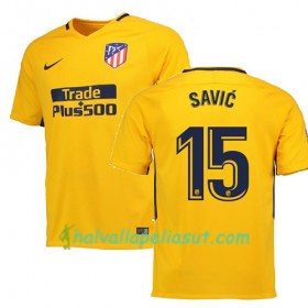 Jalkapallo Pelipaidat Atlético Madrid SAVIC 15 Vieraspaita 2017-2018 Lyhythihainen