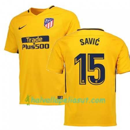 Jalkapallo Pelipaidat Atlético Madrid SAVIC 15 Vieraspaita 2017-2018 Lyhythihainen