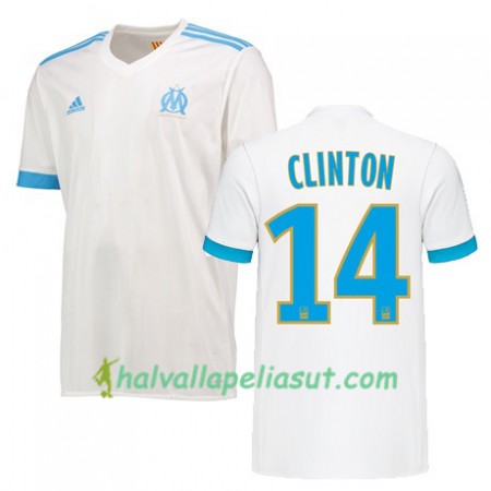 Jalkapallo Pelipaidat Olympique de Marseille CLINTON N JIE 14 Kotipaita 2017-2018 Lyhythihainen