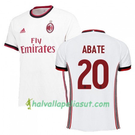 Jalkapallo Pelipaidat AC Milan ABATE 20 Vieraspaita 2017-2018 Lyhythihainen