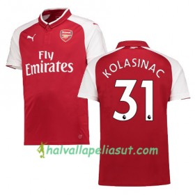 Jalkapallo Pelipaidat Arsenal KOLASINAC 31 Kotipaita 2017-2018 Lyhythihainen