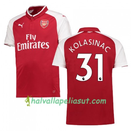 Jalkapallo Pelipaidat Arsenal KOLASINAC 31 Kotipaita 2017-2018 Lyhythihainen