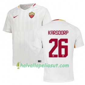 Jalkapallo Pelipaidat AS Roma KARSDORP 26 Vieraspaita 2017-2018 Lyhythihainen