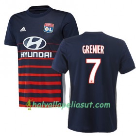 Jalkapallo Pelipaidat Olympique Lyonnais CLEMENT GRENIER 7 Vieraspaita 2017-2018 Lyhythihainen