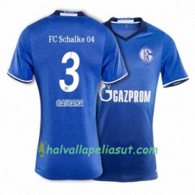 Jalkapallo Pelipaidat FC Schalke 04 CAICARA 3 Kotipaita 2017-2018 Lyhythihainen