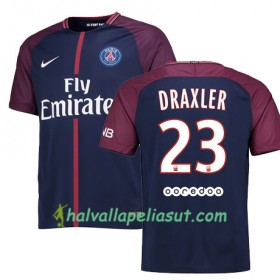 Jalkapallo Pelipaidat Paris SG Julian Draxler 23 Kotipaita 2017-2018 Lyhythihainen