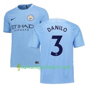 Jalkapallo Pelipaidat Manchester City DANILO 3 Kotipaita 2017-2018 Lyhythihainen