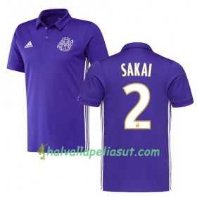 Jalkapallo Pelipaidat Olympique de Marseille HIROKI SAKAI 2 3 Paita 2017-2018 Lyhythihainen