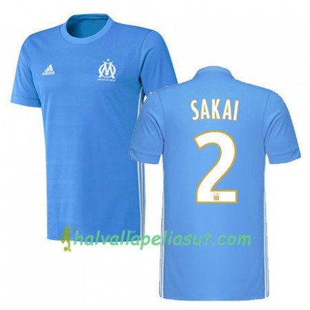 Jalkapallo Pelipaidat Olympique de Marseille HIROKI SAKAI 2 Vieraspaita 2017-2018 Lyhythihainen