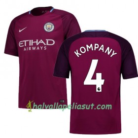 Jalkapallo Pelipaidat Manchester City KOMPANY 4 Vieraspaita 2017-2018 Lyhythihainen
