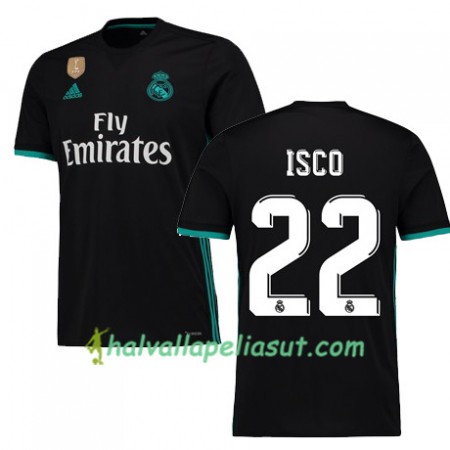 Jalkapallo Pelipaidat Real Madrid ISCO 22 Vieraspaita 2017-2018 Lyhythihainen