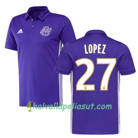 Jalkapallo Pelipaidat Olympique de Marseille MAXIME LOPEZ 27 3 Paita 2017-2018 Lyhythihainen